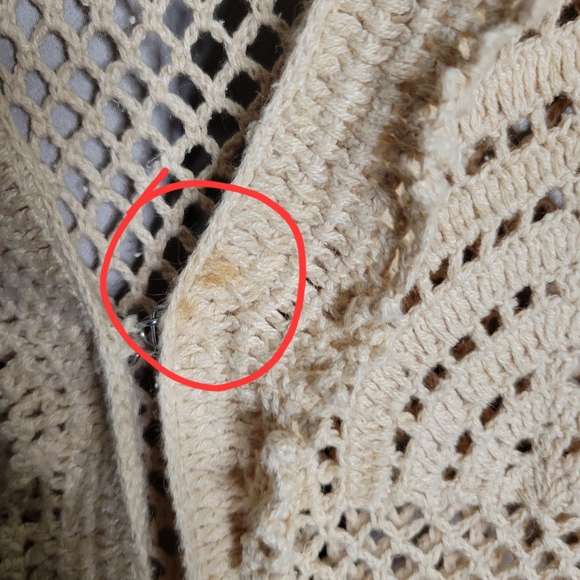 Chesley Open Knit Cardigan Sweater Longsleeve Beige - Picture 13 of 13